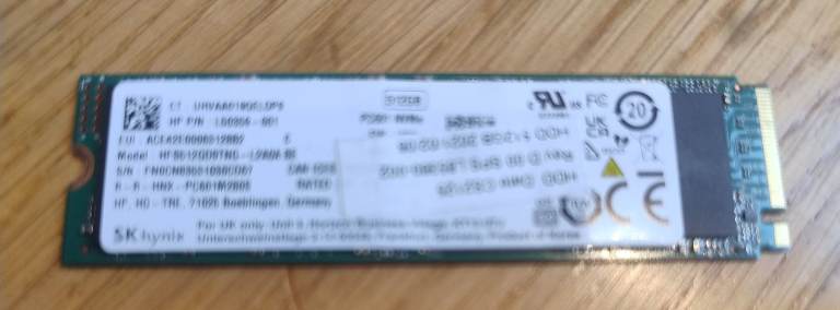 SK Hynix 512GB NVMe M.2 SSD – Good Condition