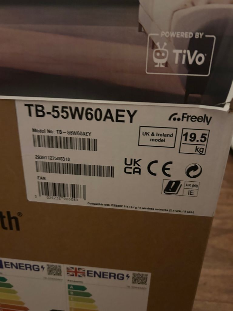 55 Inch Panasonic Smart TV 