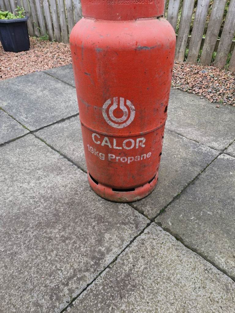 CALOR GAS,PROPANE RED BOTTLE,EMPTY