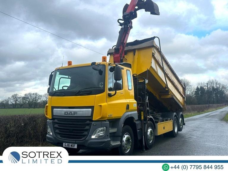 DAF CF 400 8 X 2 Steel Tipper with Grab