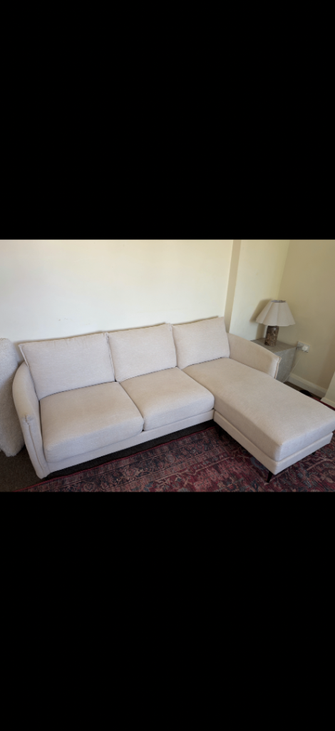 Cream beige daals sofa