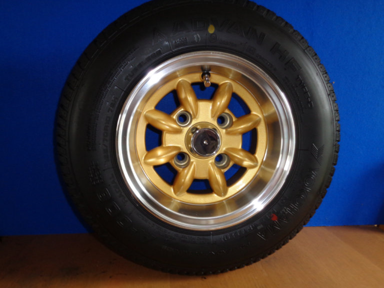 minilite 10inch x 6J alloy wheel & tyre (BRAND NEW)