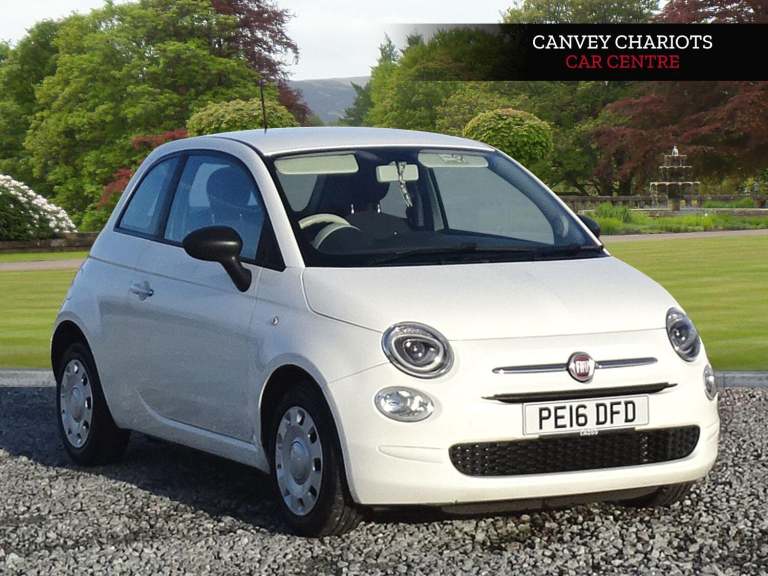 2016 Fiat 500 1.2 Pop Euro 6 (s/s) 3dr HATCHBACK Petrol Manual