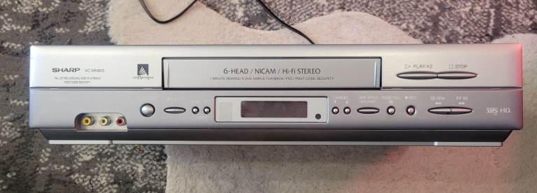 Sharp VC-MH835 6-Head Nicam SP/LP/EP VCR (Spares or Repair)