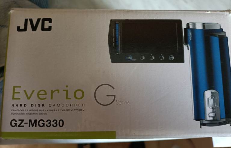 JVC EVERIO GZ-MG333 CAMCORDER BOXED 30GB HARD DISC DRIVE HDD VIDEO Camera