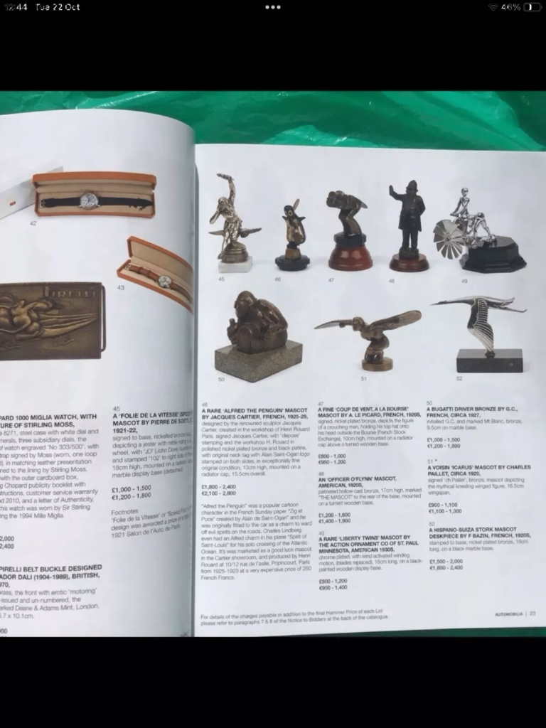 FESTIVAL OF SPEED BONHAMS AUCTION 2024