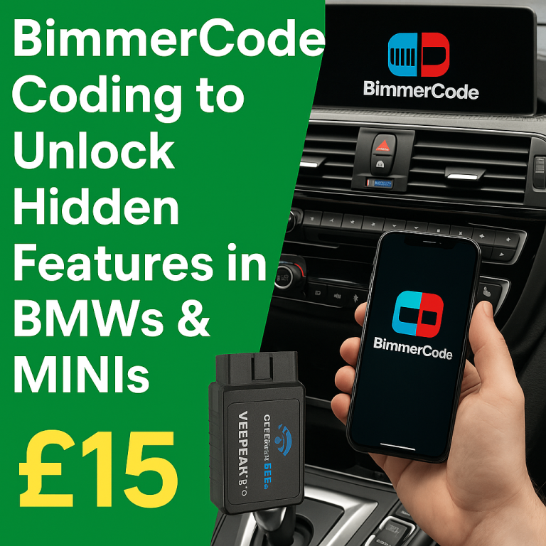 BimmerCode BMW Coding| Unlock Hidden Features | ANY BMW & MINI