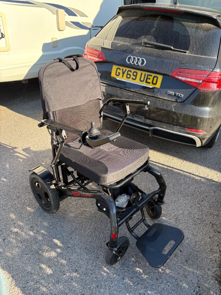 LITH-TECH CARBON MT Electric Wheelchair - As Good As New