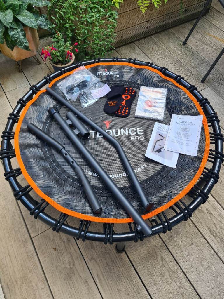 MXL FIT Bounce PRO Bungee Rebounder - Premium Indoor Mini Trampoline – Like New Condition