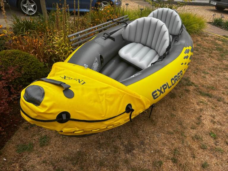 Intex Explorer K2 Inflatable Kayak – Yellow, As Good As New