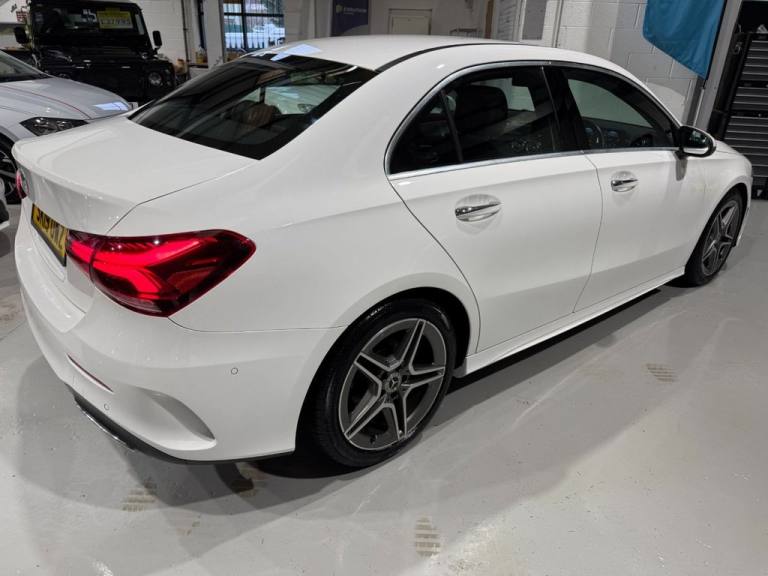 2019 Mercedes-Benz A-Class 1.5 A180d AMG Line Premium Saloon 4dr Diesel 7G-DCT Euro 6 s/s 116 ps ...