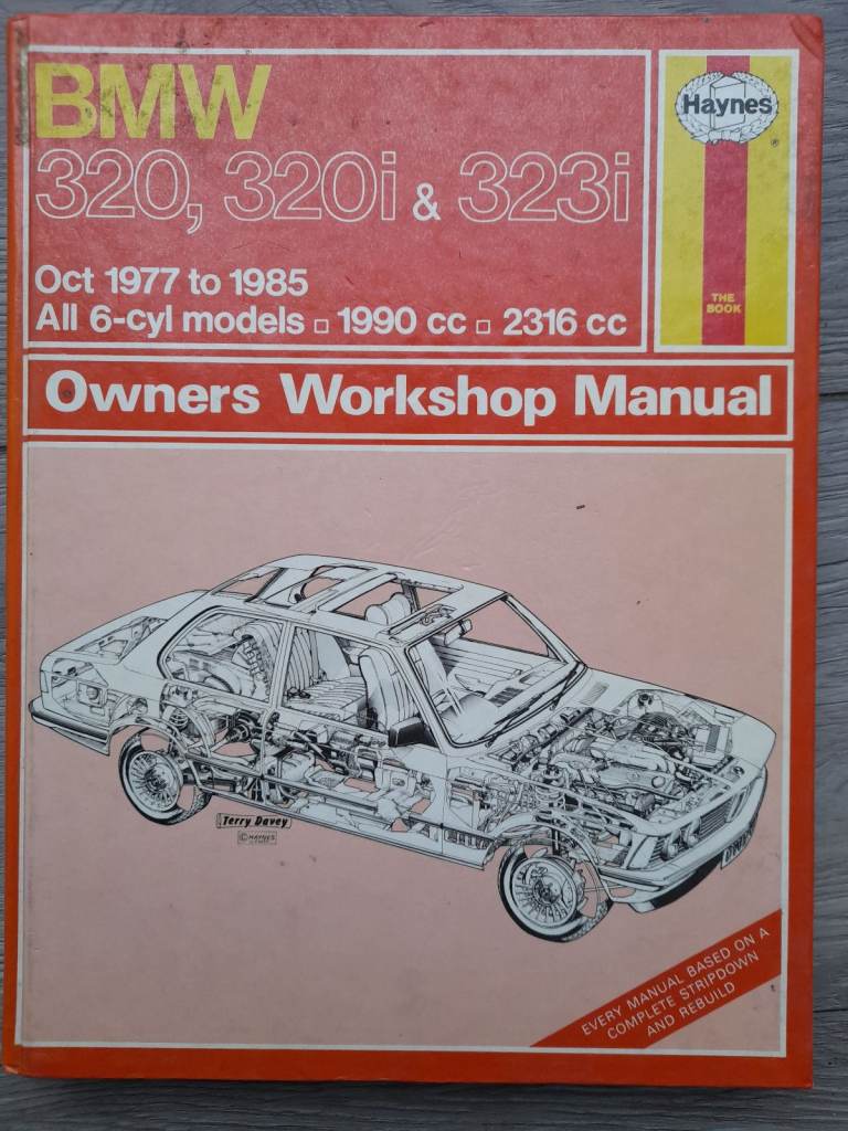 Haynes Car Owners Workshop Manual for BMW 320, 320i & 323i