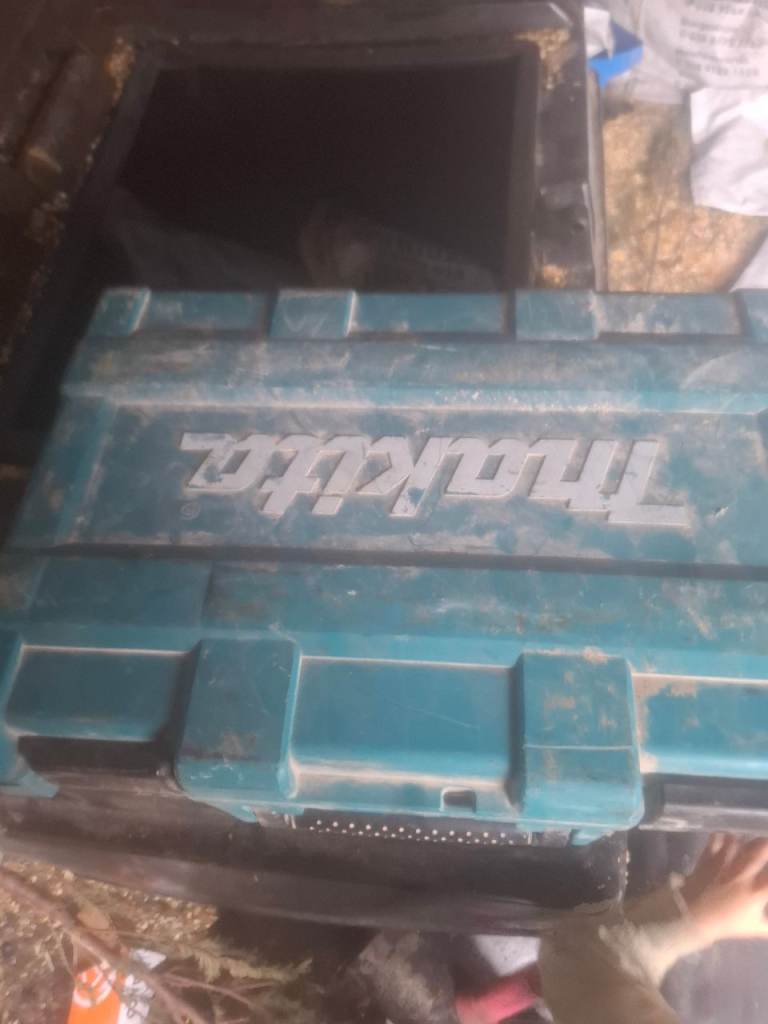 Makita Power Tool Case - Green, Fair Condition