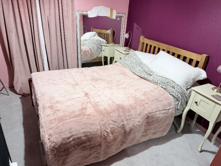 John lewis Queen Sized Wilton Bed Frame and Memory Foam Matress - never used