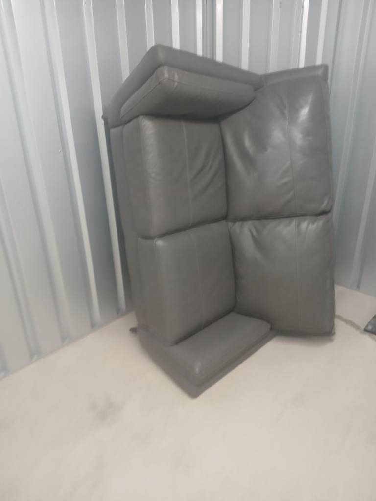 3 and 2 seater leather couches