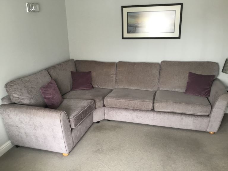L Shape Sofa with Single Chair and Storage Box