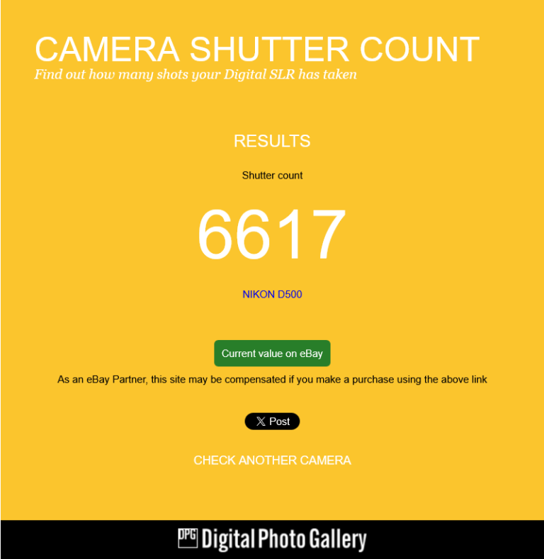 Nikon D500 body in pristine, as new condition. 6,617 shutter actuations.