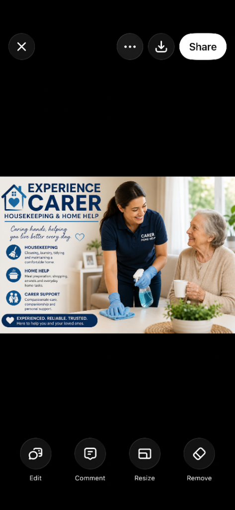 Care assistant /house keeper 