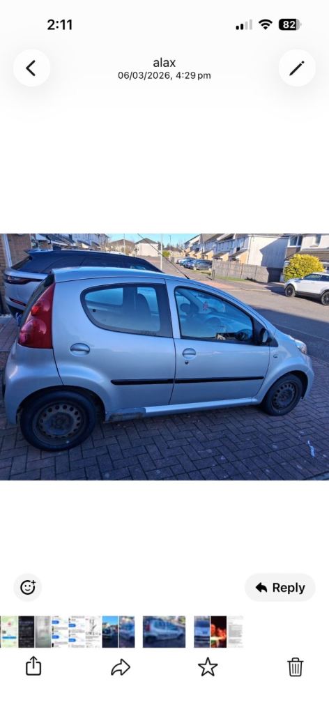 Spares repairs Peugeot, 107, Hatchback, 2011, Manual, 998 