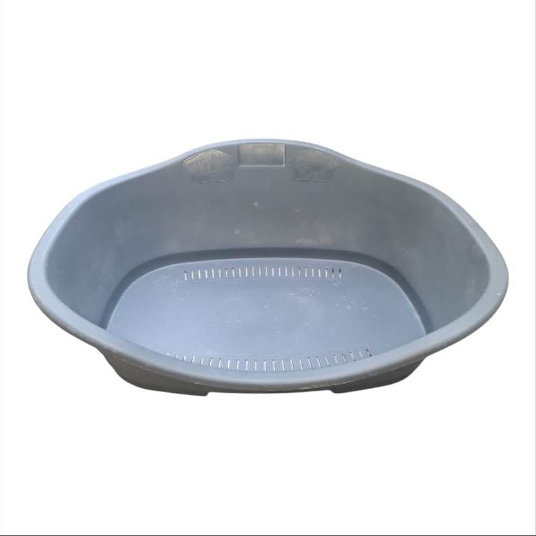 Stefanplast Sleeper 3 Large Dog Cat Pet Bed Grey 80.5cm Plastic Used