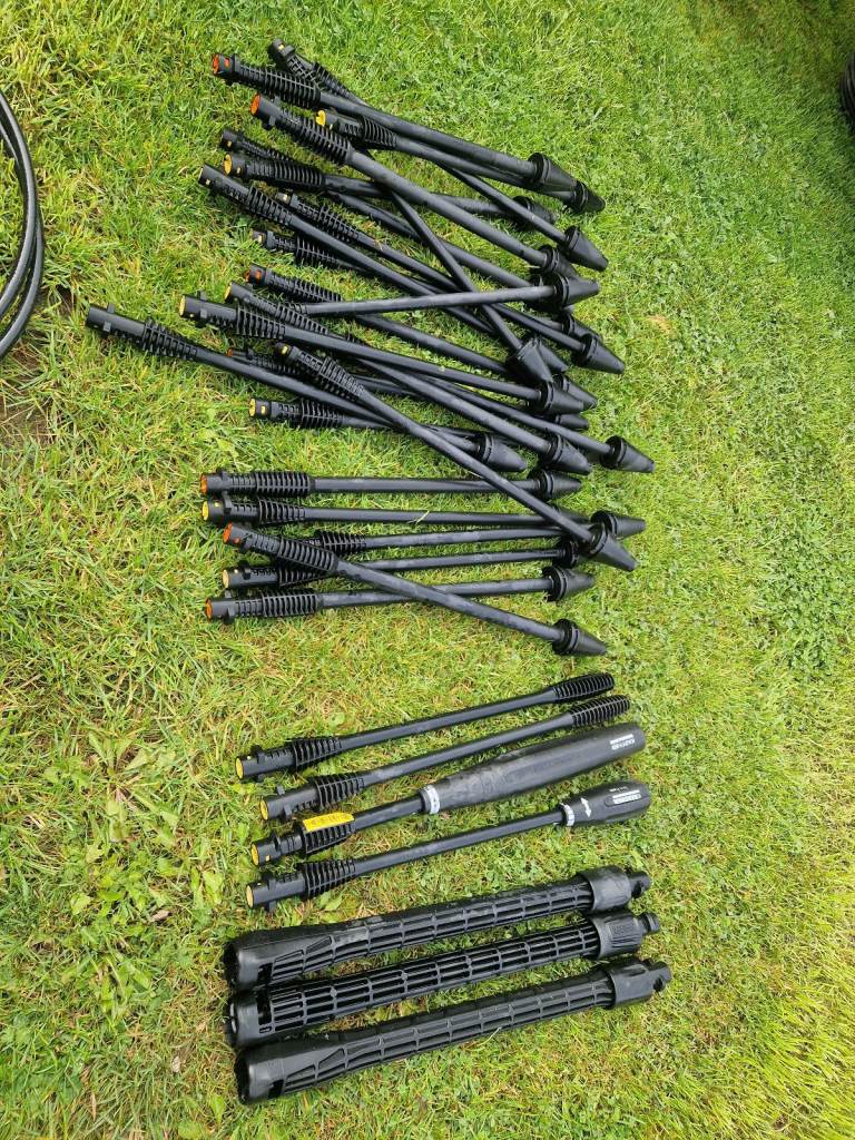 Karcher accessories, lances, rotation lances, hose pipe 15 m long 2 x click. £10each