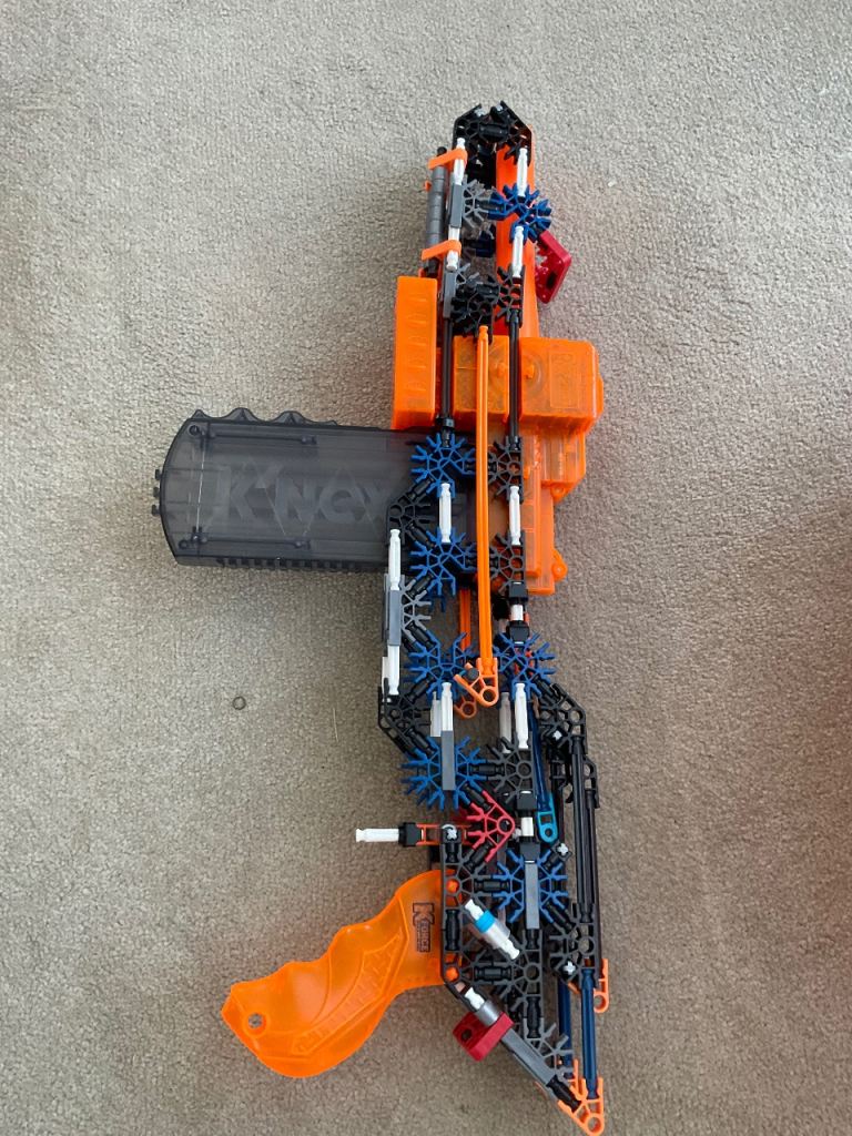 K'nex Blaster Toy Gun - Good Condition, Multicoloured