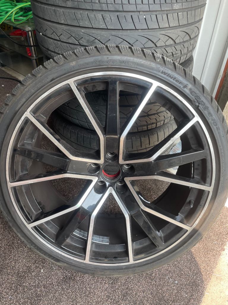 Genuine Audi alloy with tyres 