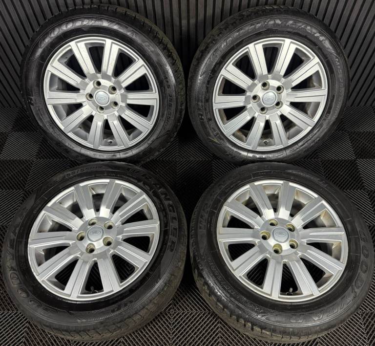 19'' GENUINE LAND ROVER DISCOVERY 4 SILVER L319 RANGE 3 SPORT ALLOY WHEELS