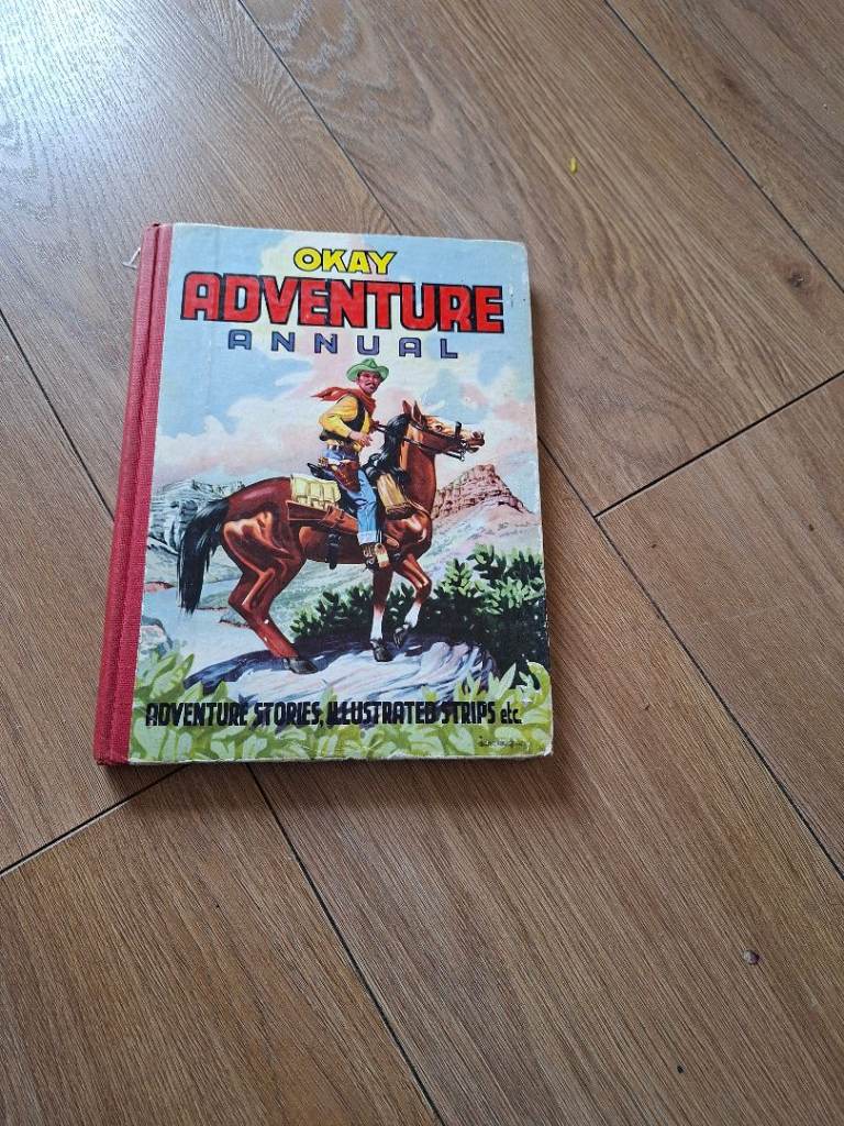 Okay Adventure Annual Book – Vintage, Fair Condition