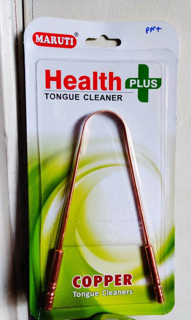 Health Plus Tongue Cleaner Made of Copper 