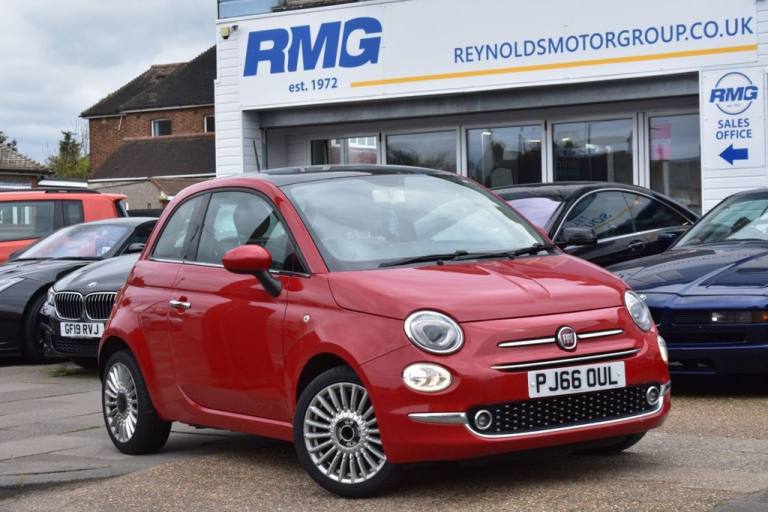 2016 Fiat 500 1.2 Lounge 3dr HATCHBACK PETROL Manual