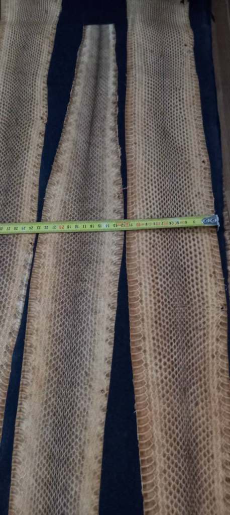 Genuine water snake leather 
