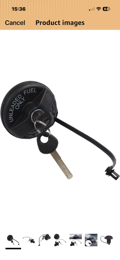 Replacement fuel cap