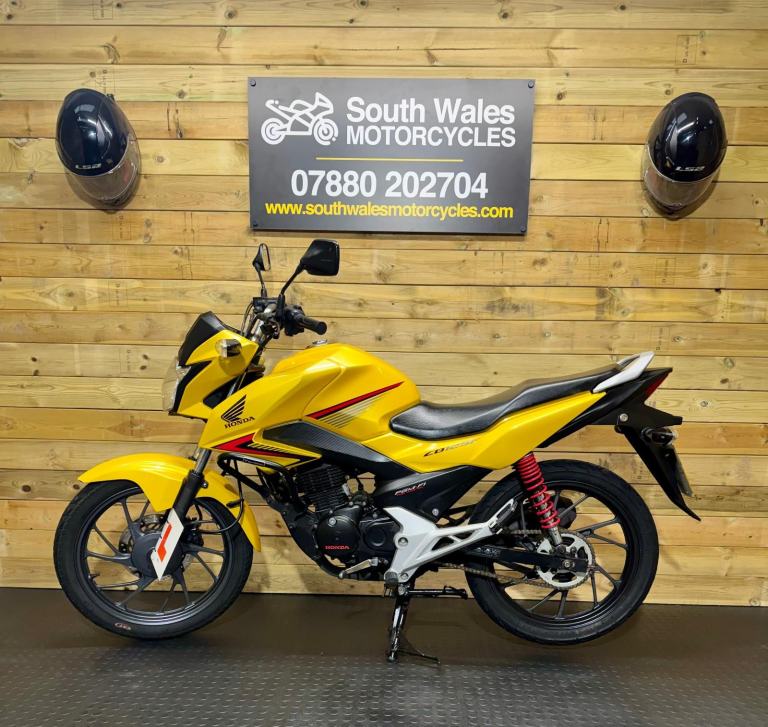 Honda CBF125 / 2016 (66) model / covered 10.3k