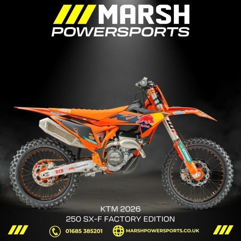 KTM 250 SX-F Factory Edition 2026 - KTM Main Dealer - Reserve NOW!