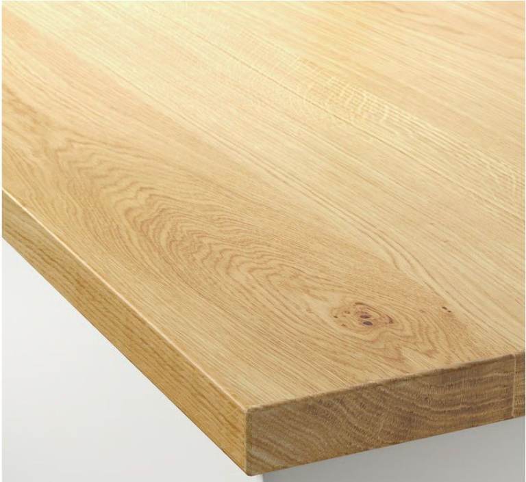 Ikea MÖLLEKULLA worktop (x3), oak/veneer, 186x3.8 cm