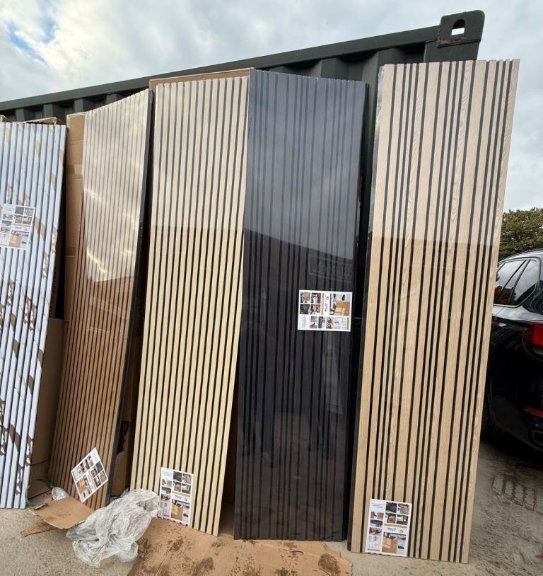 KITCHENBASE Fluted Wall Panels - New, Various Colours, £20.00 for Sale