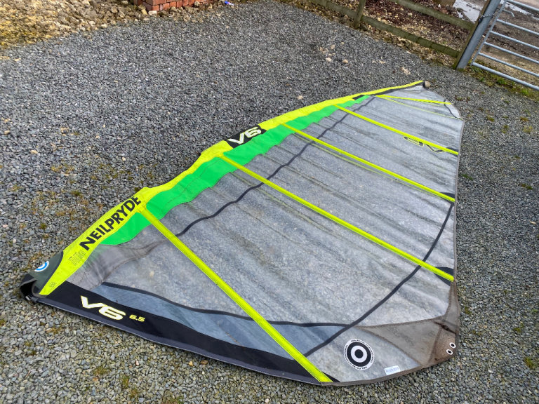 Neil Pryde V6 6.5m Freeride light race sail VGC 