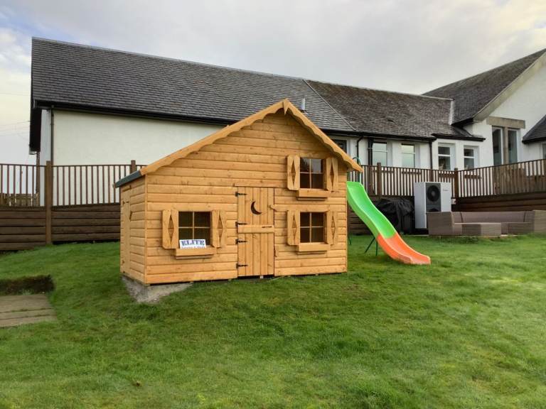 6X10 Upstairs playhouse 20mm Log 