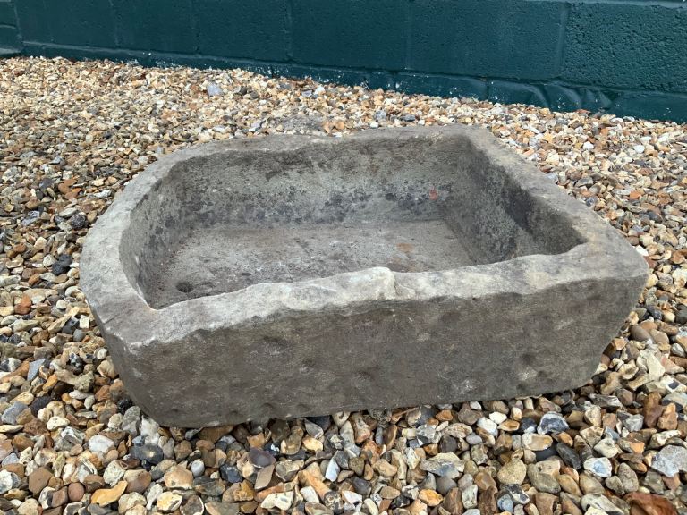 Stone Garden Trough- Garden Planter