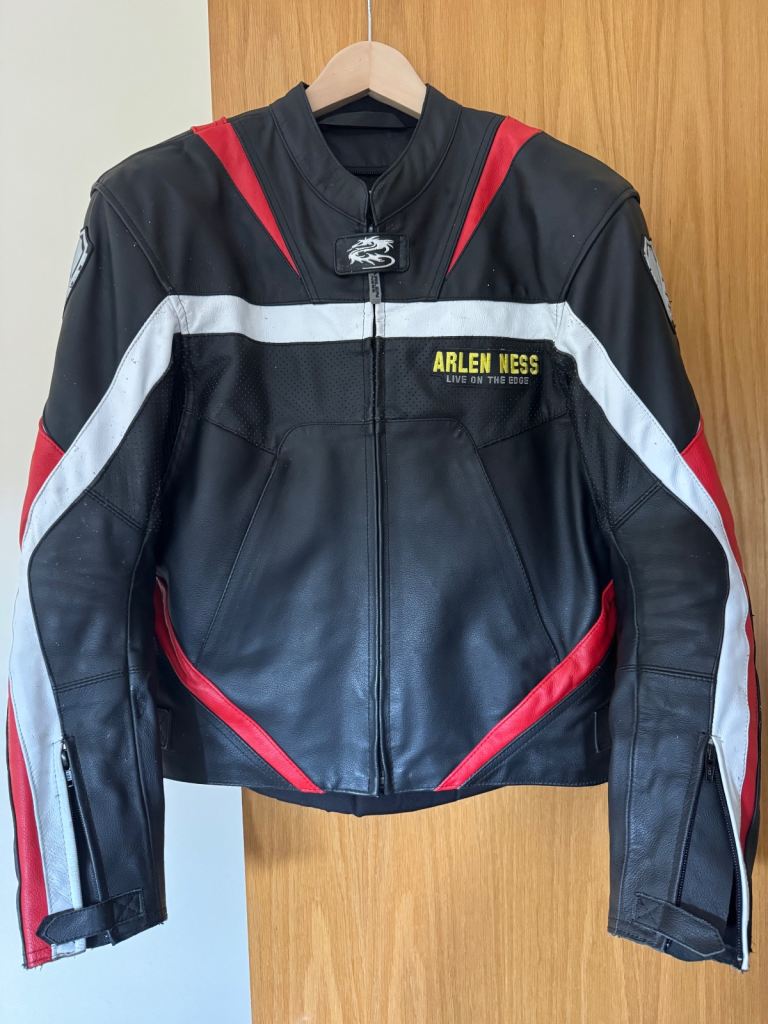 Arlen Ness leather jacket size 44