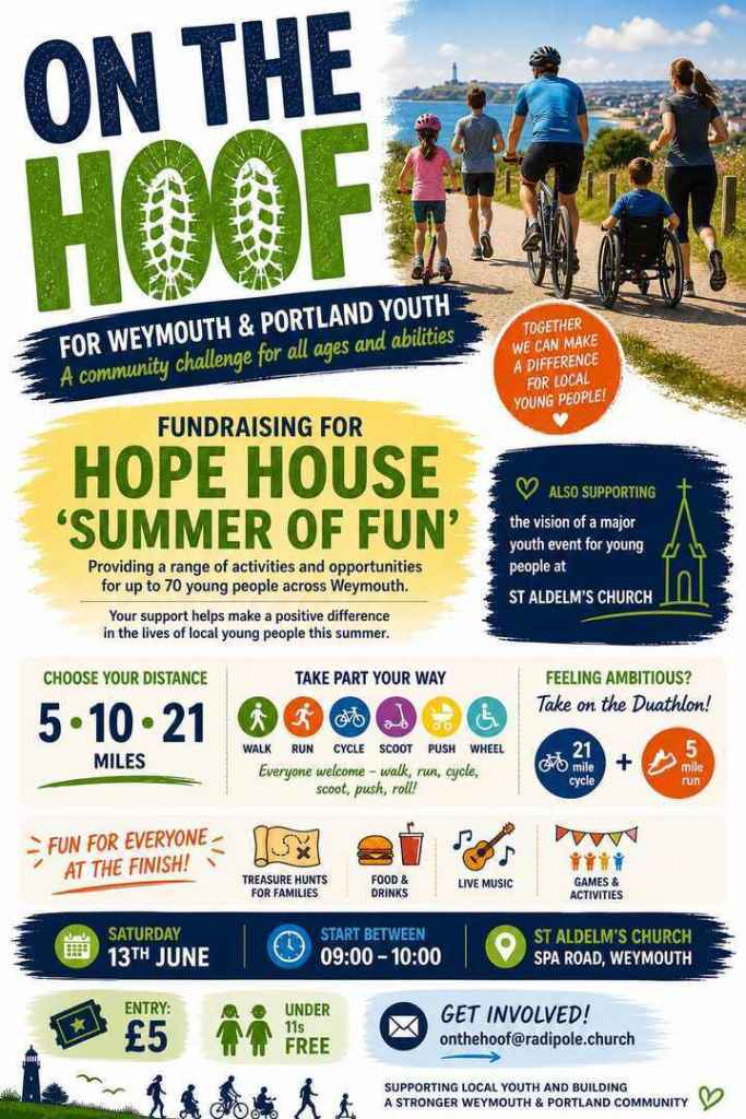 ON THE HOOF FOR WEYMOUTH AND PORTLAND YOUTH