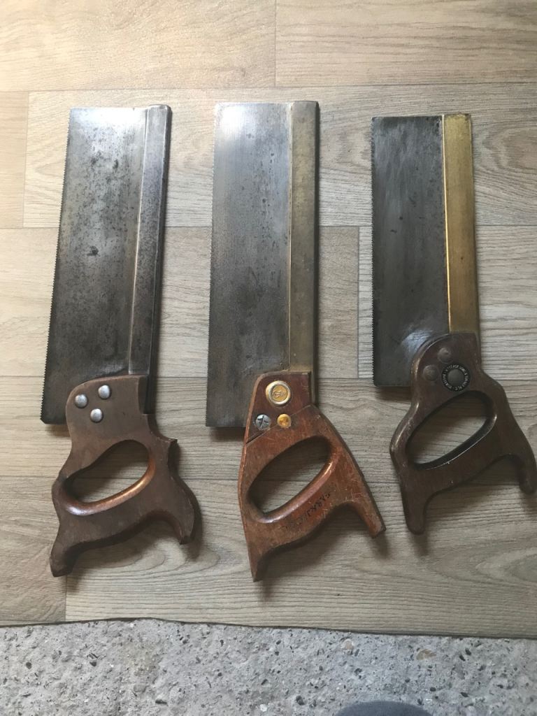 Vintage tenon saws