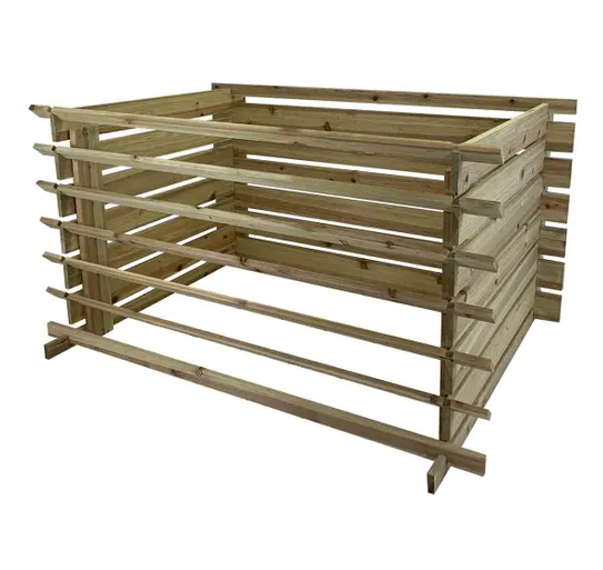 Wooden Slatted Garden Composter (65cm x 120cm)