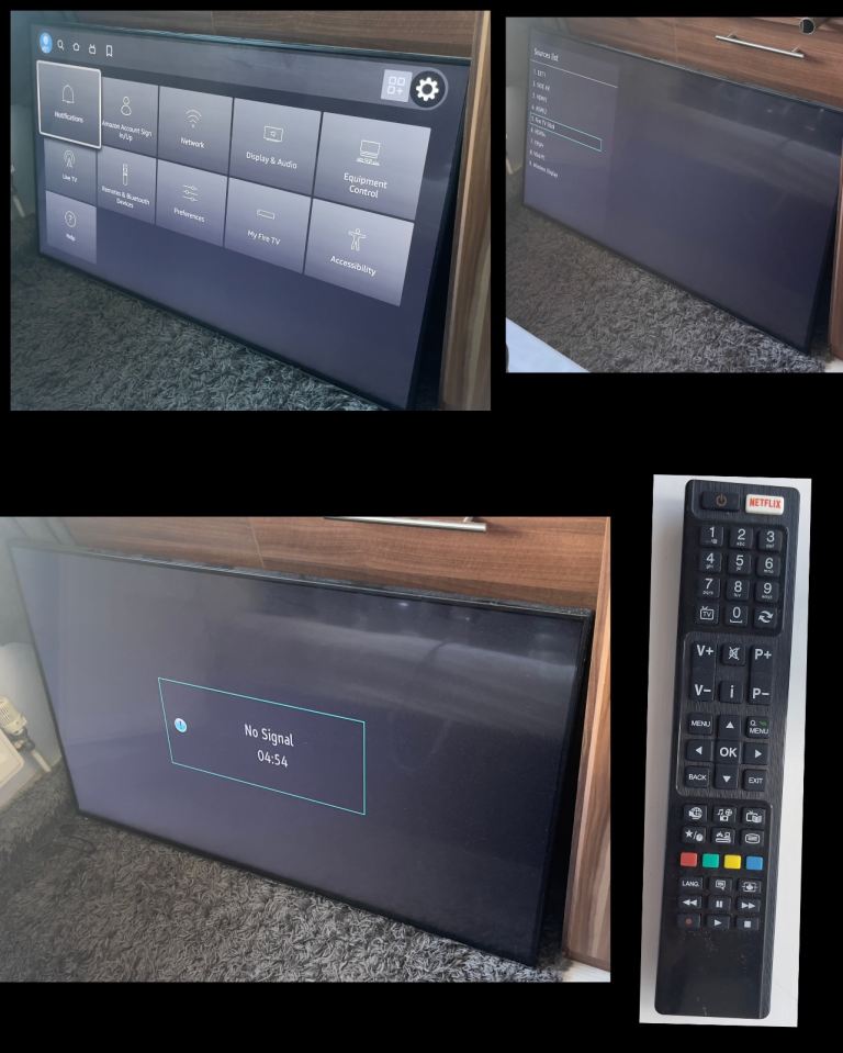 Techwood 60 inch television and Apple TV gen 3