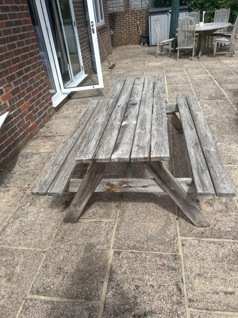 A Frame Garden Table
