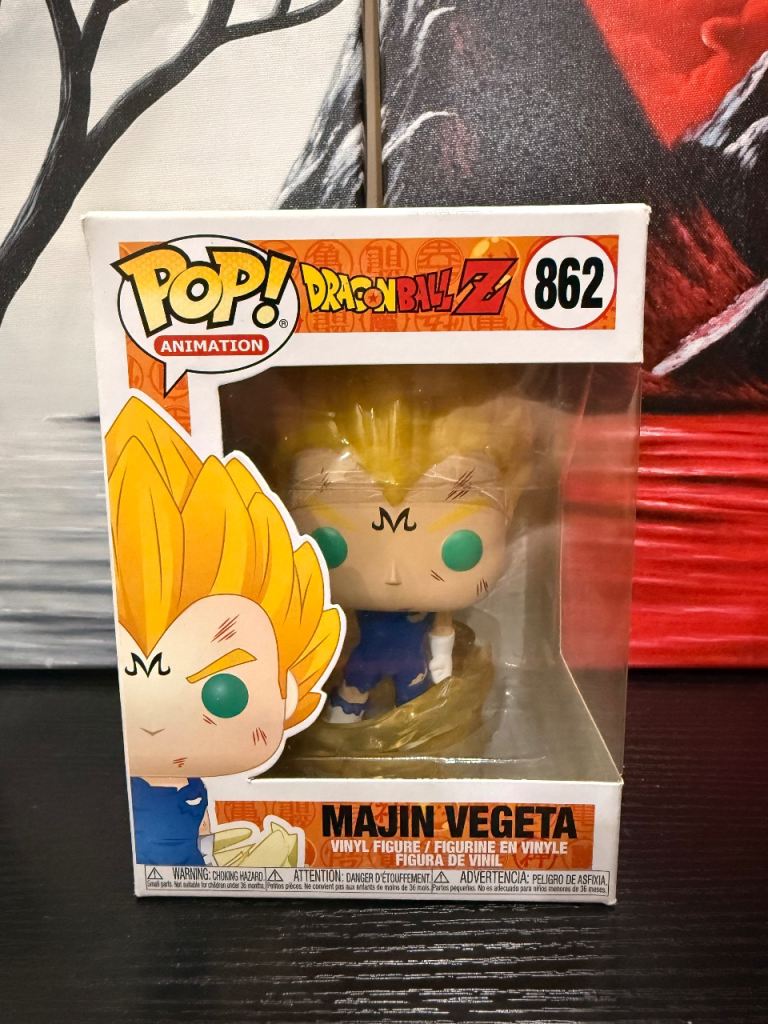 Funko Pop! Dragon Ball Z Majin Vegeta 862 Vinyl Figure – As Good As New