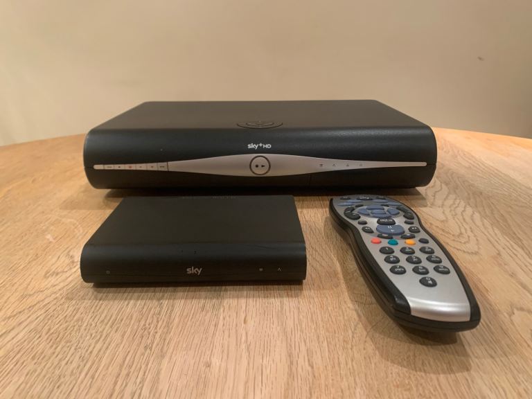 Sky plus HD Box DRX890-R, Wi-Fi Connector and Remote.