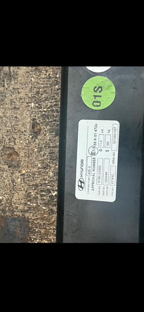 Tow bar for Hyundai tucson