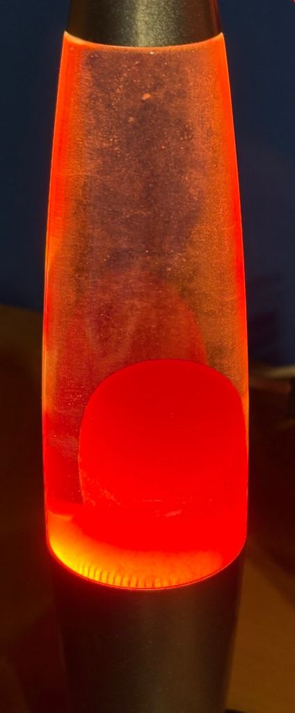 Retro Red Lava Lamp – Good Condition